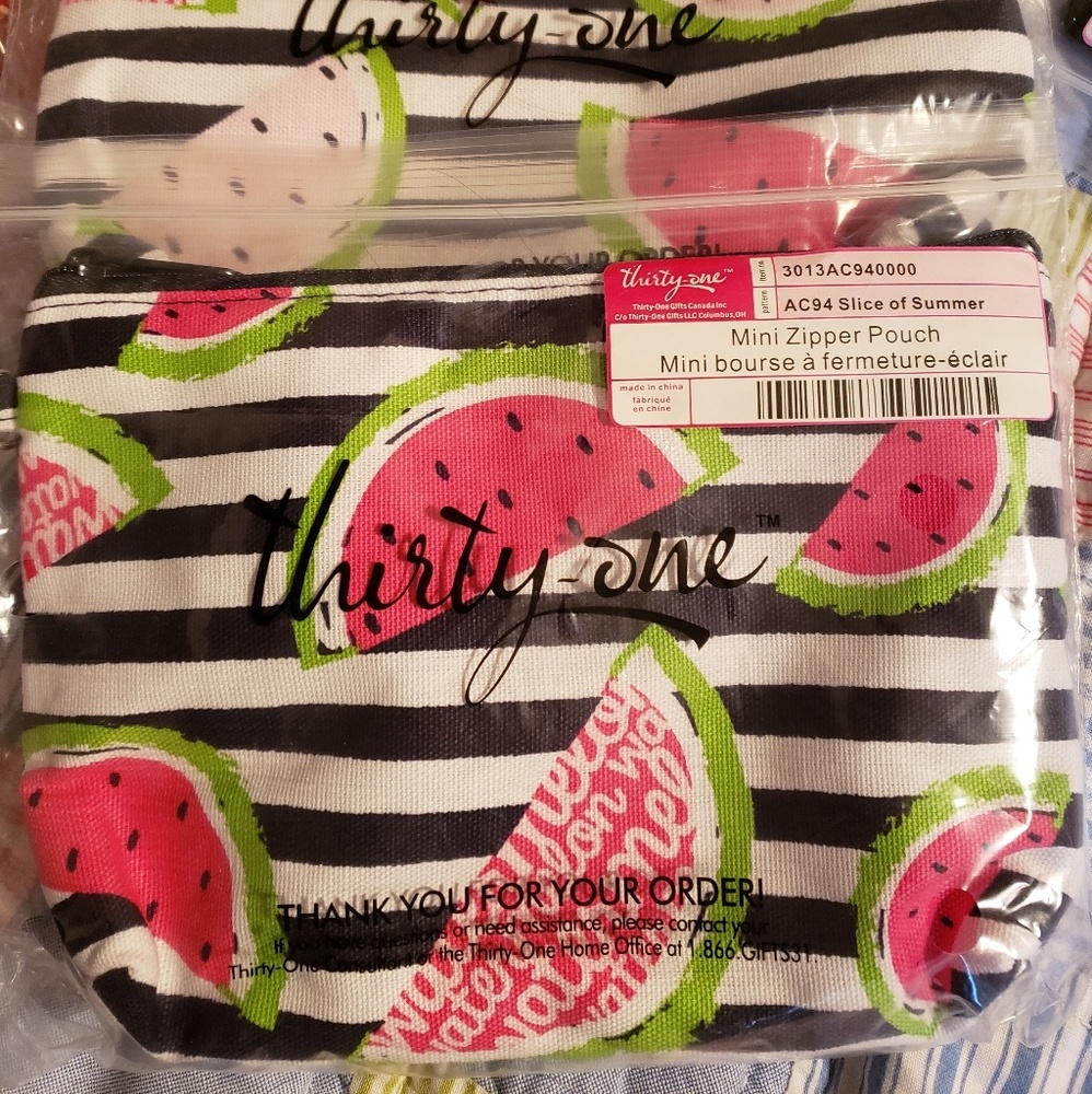 Mini zipper pouch